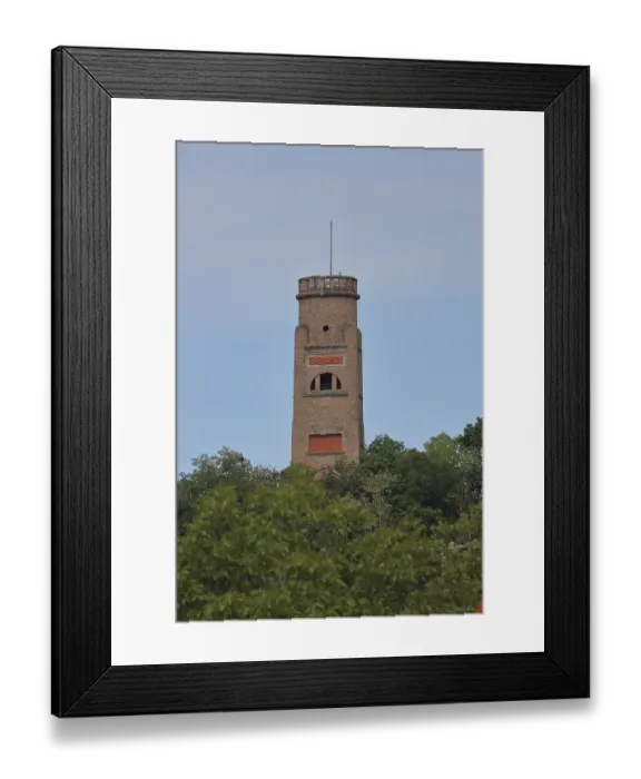 Framed Print : Bismarck Tower built in 1905, observation tower Framed Print : Bismarck Tower built in 1905, observation tower