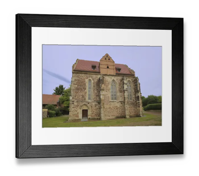 Framed Print : Gothic Templar chapel built around 1270
