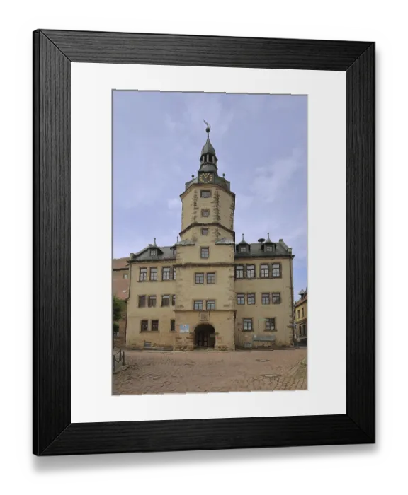 Framed Print : Town hall with tower built in 1662