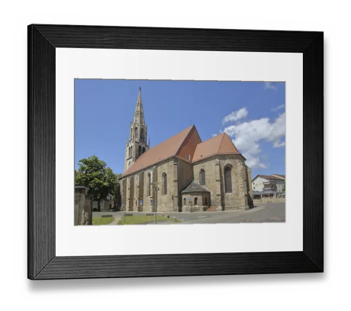 Framed Print : Late Gothic St Maximi's Church