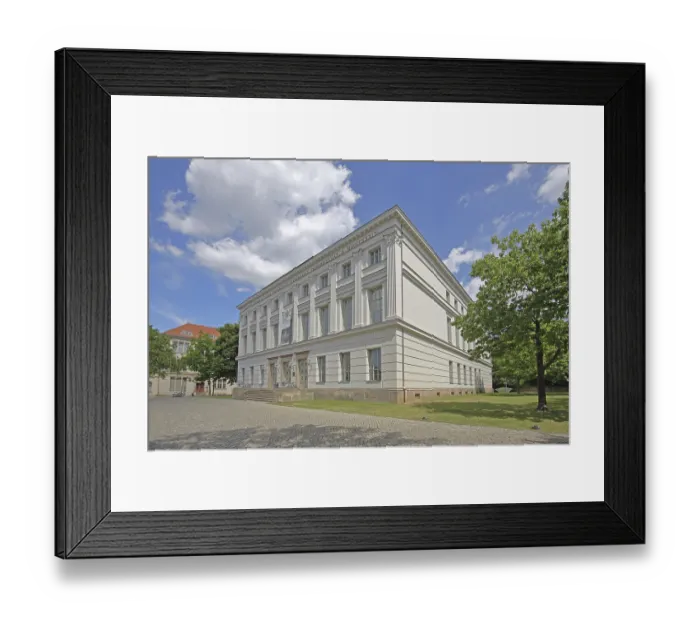 Framed Print : Historic Lowengebaude
