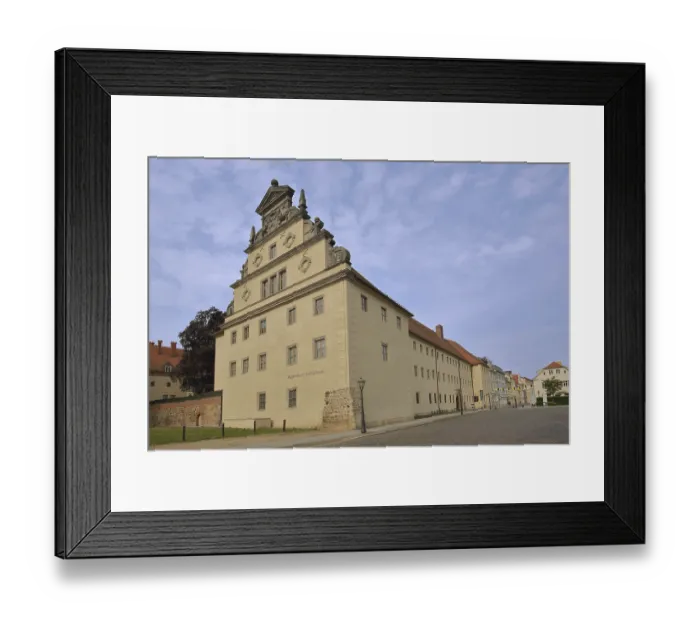 Framed Print : UNESCO Luther House, home of Martin Luther built in 1503