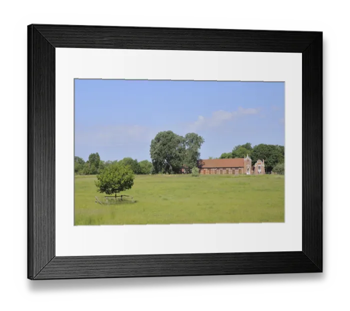 Framed Print : UNESCO Luisium, neo-Gothic stud farm