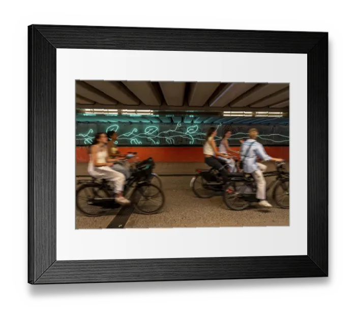Framed Print : Central cycle path Walkway railway subway Framed Print : Central cycle path Walkway railway subway