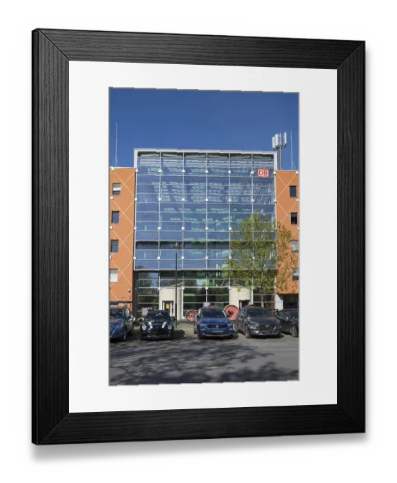 Framed Print : DB InfraGo AG, railway company