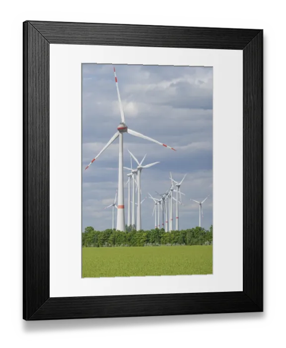 Framed Print : Danna wind farm, Niedergorsdorf Framed Print : Danna wind farm, Niedergorsdorf