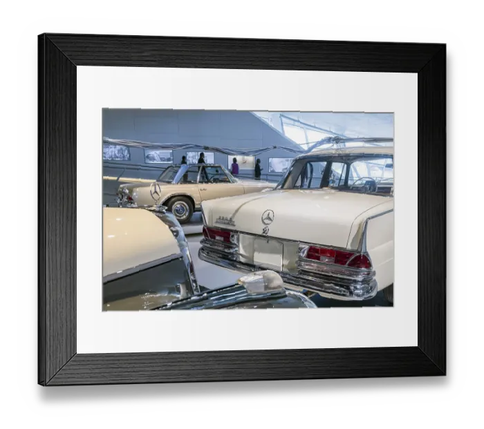 Framed Print : Mercedes-Benz 300 test vehicle from 1960