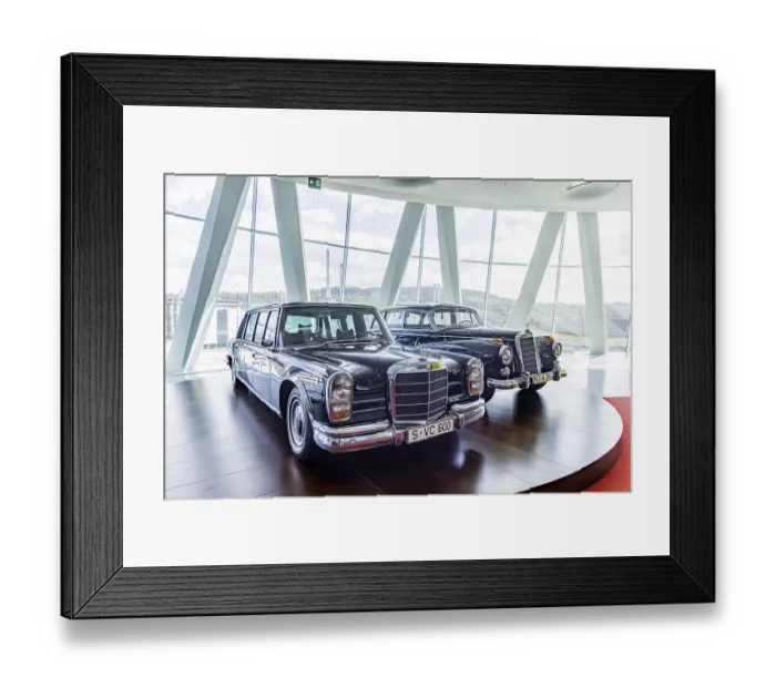 Framed Print : Mercedes-Benz 600 Pullman state limousine from 1965 Framed Print : Mercedes-Benz 600 Pullman state limousine from 1965