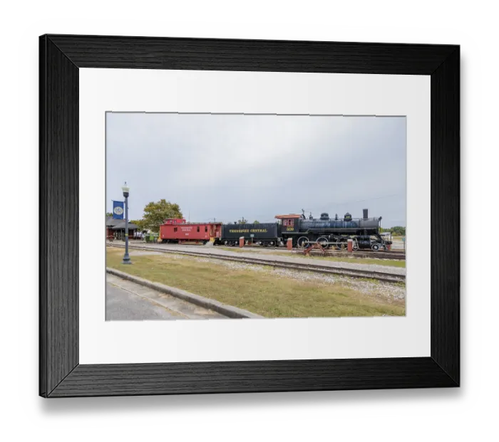 Framed Print : Historic Tennessee Central train with Engine 509