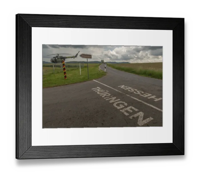 Framed Print : Schifflersgrund border museum memorial on the former border between the FRG and the GDR Framed Print : Schifflersgrund border museum memorial on the former border between the FRG and the GDR