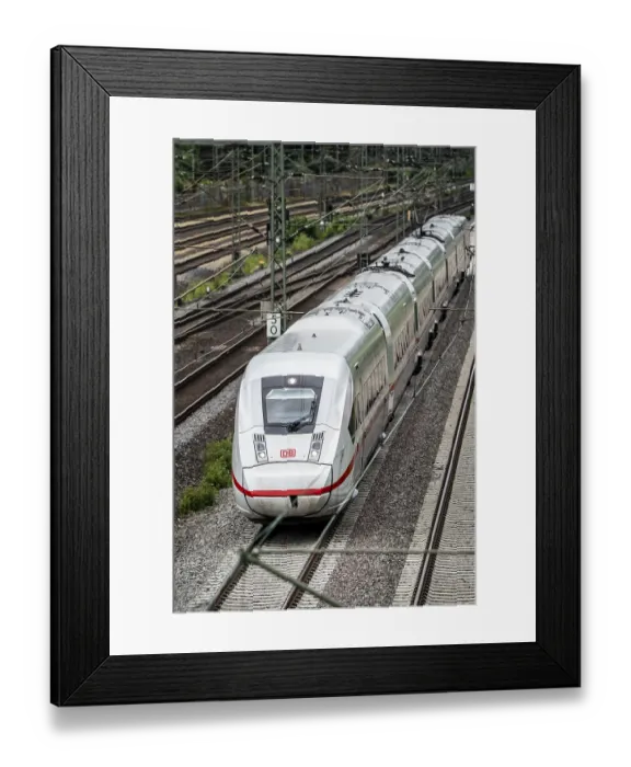 Framed Print : ICE 4 train on the line between Bochum and Dortmund Framed Print : ICE 4 train on the line between Bochum and Dortmund