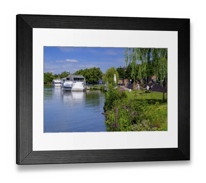 Framed Print : Main near Miltenberg, Odenwald