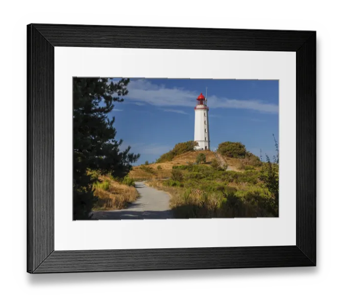 Framed Print : Dornbusch lighthouse, Hiddensee island
