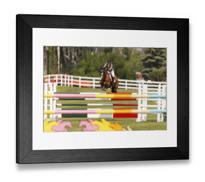Framed Print : Elena A. Haas, from the United States and riding Claude Framed Print : Elena A. Haas, from the United States and riding Claude
