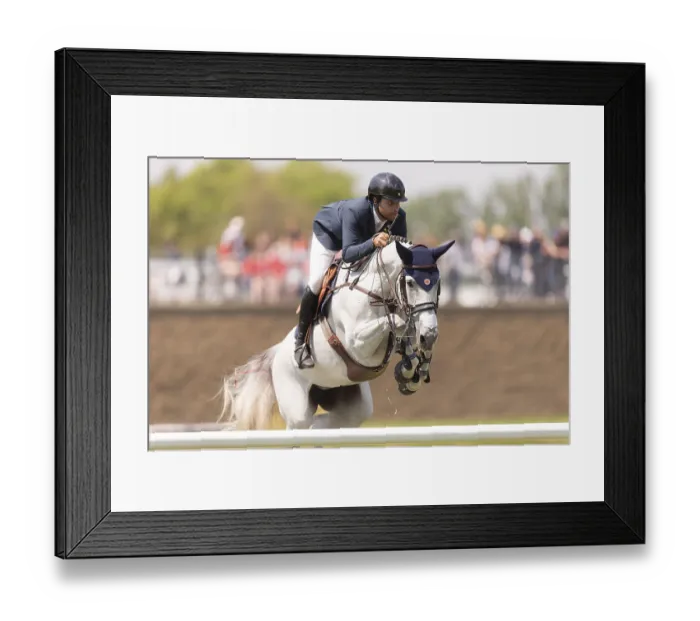 Framed Print : Daniel Bluman of Israel and riding Corbie V Framed Print : Daniel Bluman of Israel and riding Corbie V
