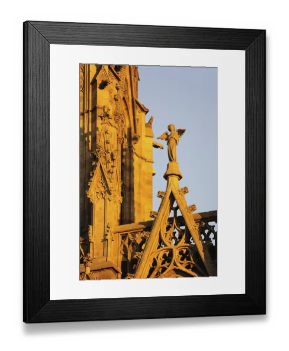 Framed Print : Angels in the sunlight, Gothic Cathedral