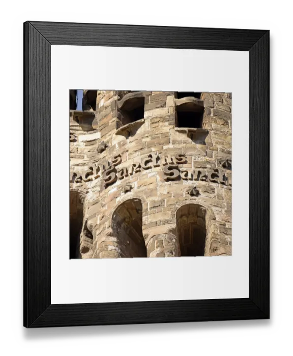 Framed Print : Facade of the Sagrada Familia
