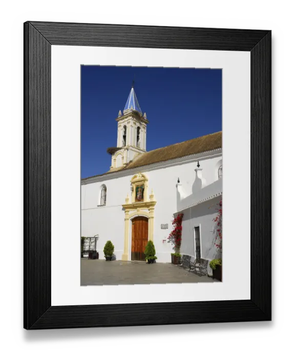 Framed Print : Iglesia de San Pedro, church in the old town centre of Cartaya Framed Print : Iglesia de San Pedro, church in the old town centre of Cartaya