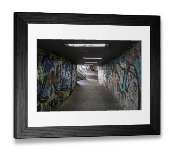 Framed Print : Railway subway at the main station - Bonn Framed Print : Railway subway at the main station - Bonn