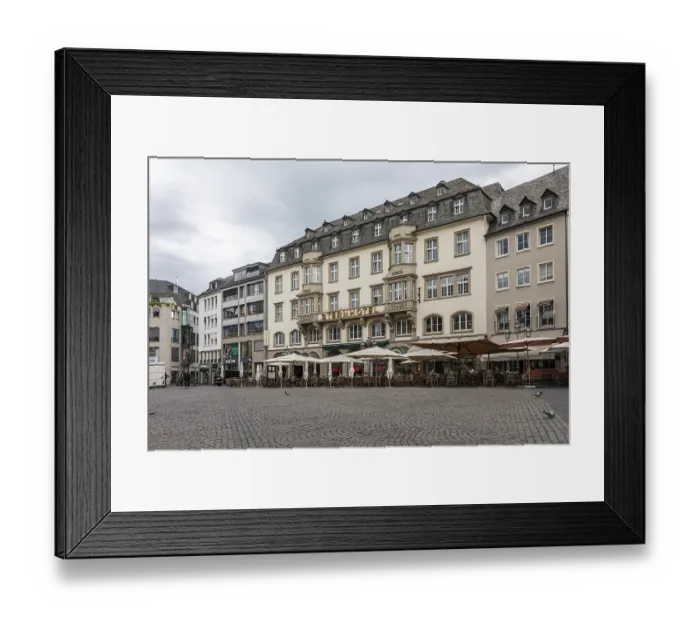 Framed Print : Sternhotel am Markt - Bonn, North Rhine-Westphalia