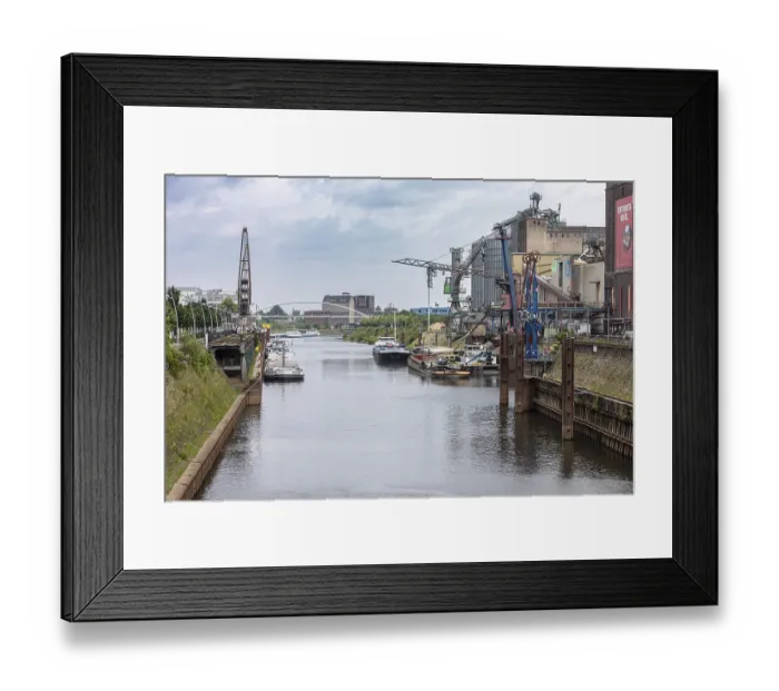 Framed Print : Neuss, North Rhine-Westphalia, Germany