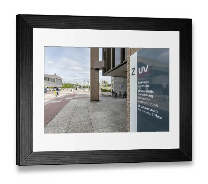 Framed Print : Ruhr-Universitat Bochum, RUB