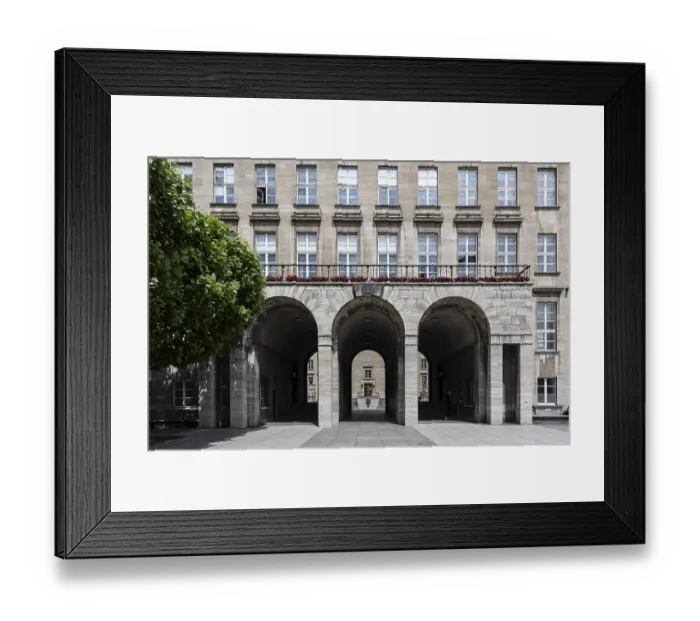 Framed Print : Town Hall - Bochum, North Rhine-Westphalia