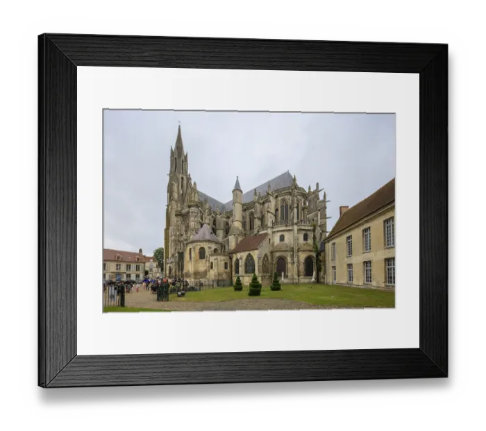 Framed Print : Notre-Dame Cathedral in Gothic style