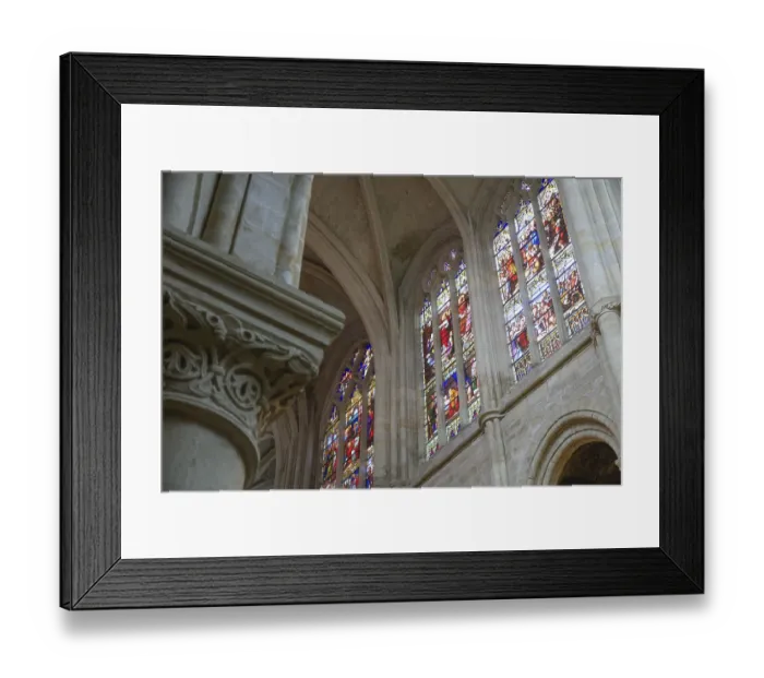 Framed Print : Notre-Dame Cathedral in Gothic style
