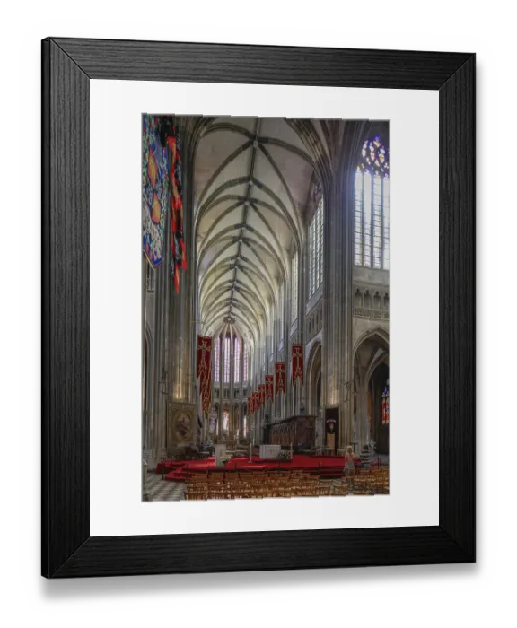 Framed Print : Sainte-Croix d'Orleans Cathedral in Gothic style Framed Print : Sainte-Croix d'Orleans Cathedral in Gothic style