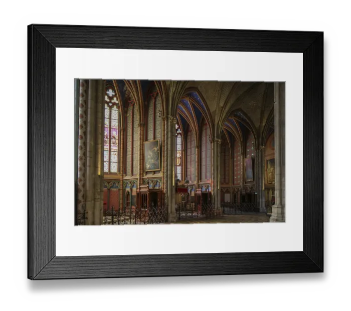 Framed Print : Sainte-Croix d'Orleans Cathedral in Gothic style