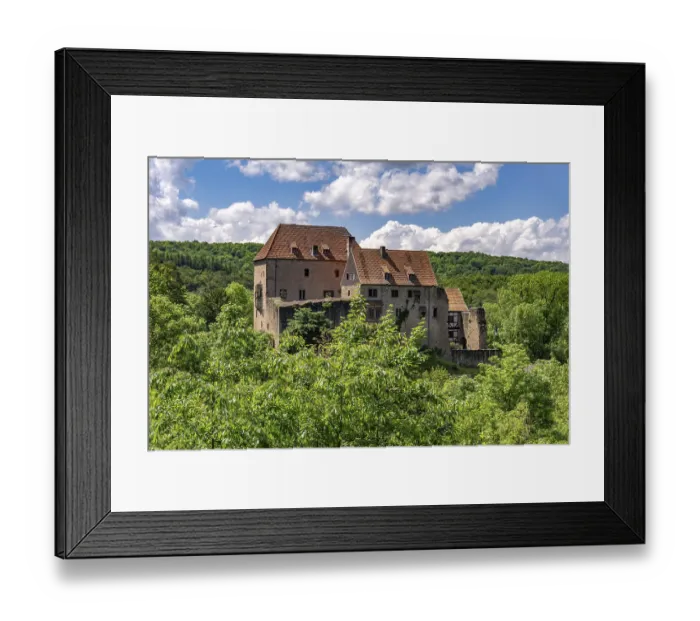 Framed Print : Tannenberg Castle or Tannenburg Castle near Nentershausen
