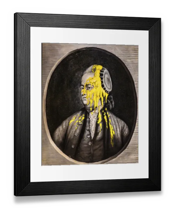 Framed Print : Banksy - Barely Legal Room, critique of consumption and the capitalist model Framed Print : Banksy - Barely Legal Room, critique of consumption and the capitalist model