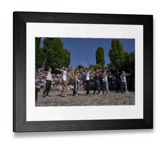 Framed Print : Germany, Berlin, 11.05.2025, Sunday afternoon Mauerpark