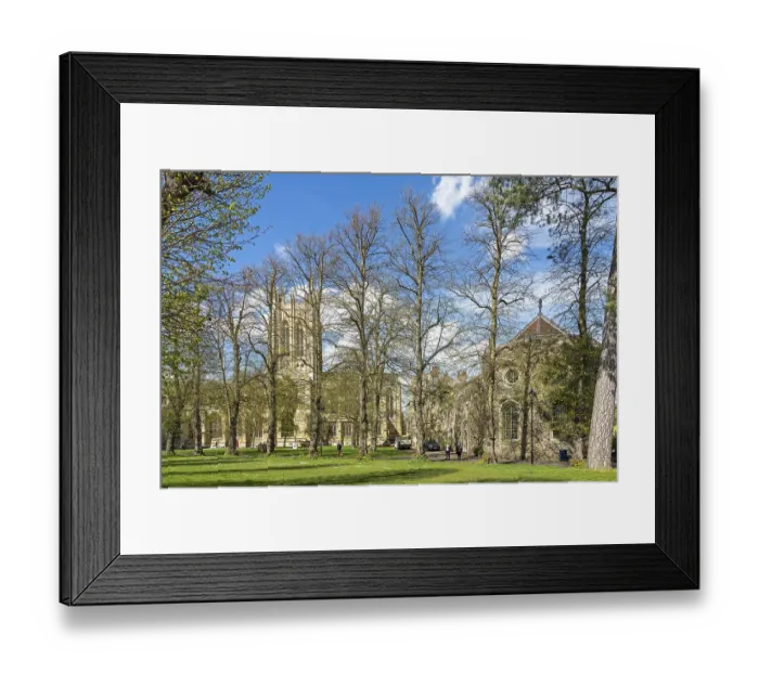 Framed Print : Cathedral of St Edmundsbury, west front of the abbey church Framed Print : Cathedral of St Edmundsbury, west front of the abbey church
