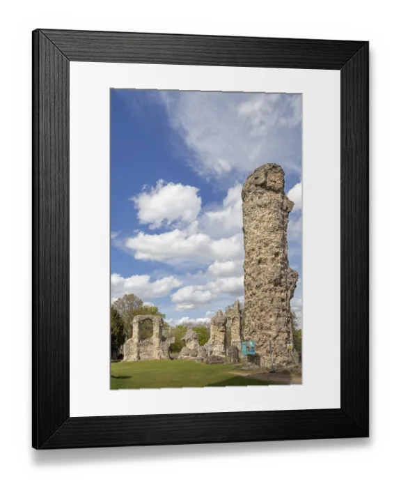 Framed Print : Ruins, St Edmund's Abbey, Bury St Edmunds