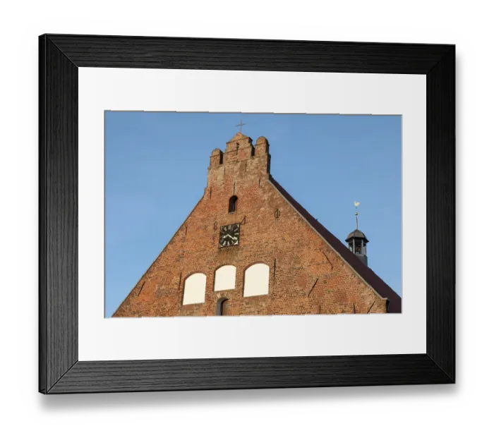 Framed Print : Church, Landkirchen, Fehmarn, Schleswig-Holstein