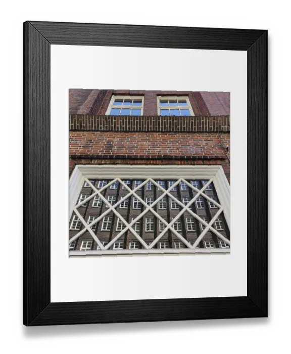 Framed Print : Reflection of the facade of the Sprinkenhof Framed Print : Reflection of the facade of the Sprinkenhof