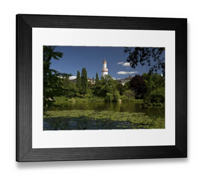 Framed Print : Bad Homburg vor der Hohe Castle with the White Tower