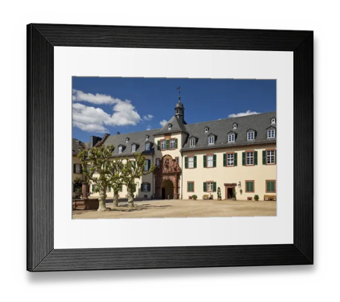 Framed Print : Inner courtyard, Bad Homburg vor der Hohe Castle Framed Print : Inner courtyard, Bad Homburg vor der Hohe Castle