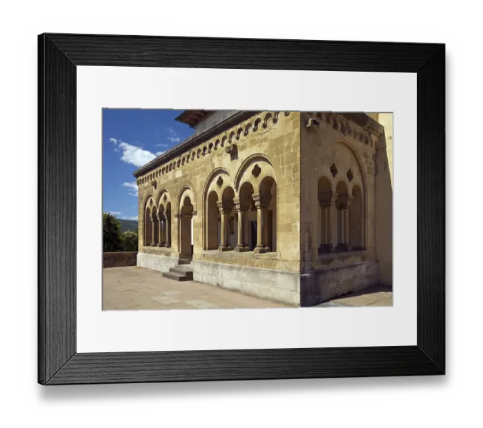 Framed Print : Neo-Romanesque hall in the inner courtyard of Bad Homburg vor der Hohe Castle Framed Print : Neo-Romanesque hall in the inner courtyard of Bad Homburg vor der Hohe Castle
