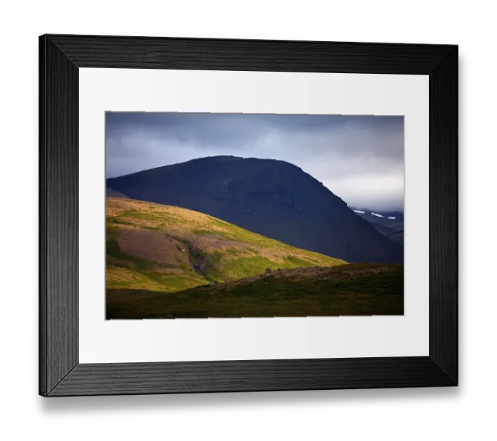 Framed Print : The volcanic mountain Drapuhlidarfjall