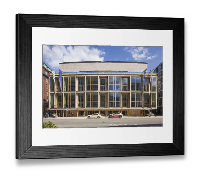 Framed Print : Hamburg State Opera, Hamburg, Germany