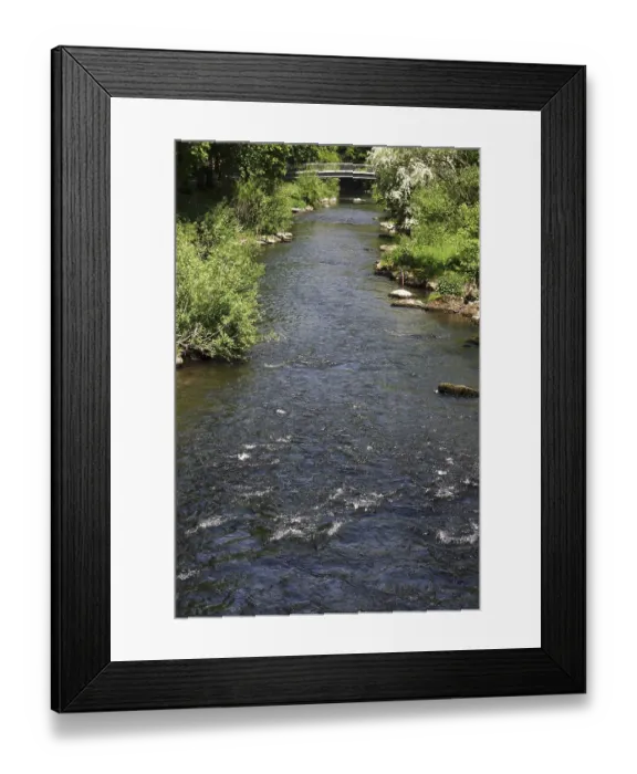 Framed Print : River Nagold in the Black Forest