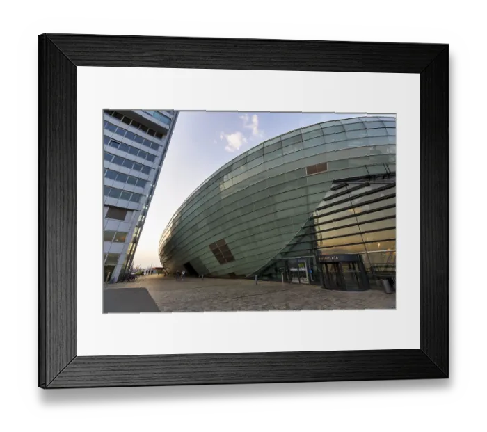 Framed Print : Klimahaus, scientific exhibition centre