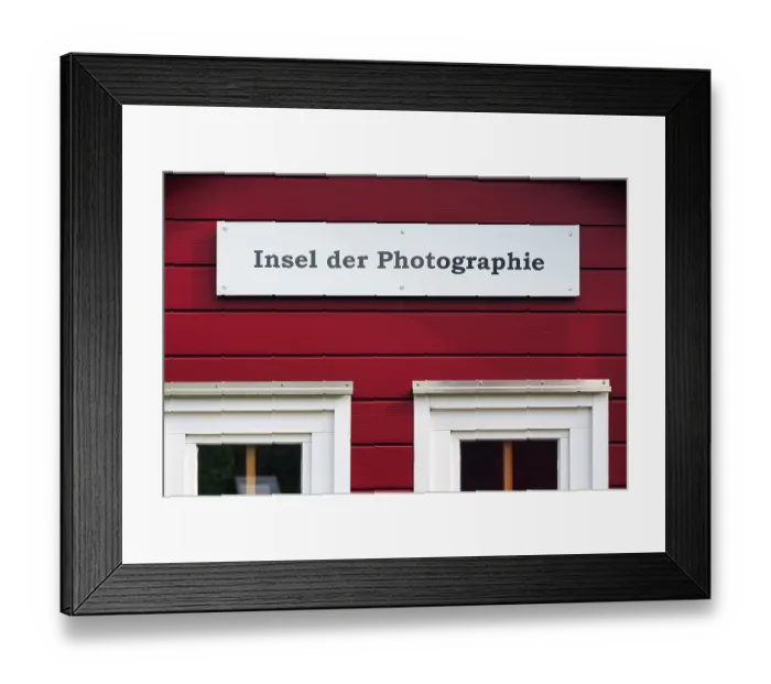 Framed Print : Red lobster shack, sign with inscription