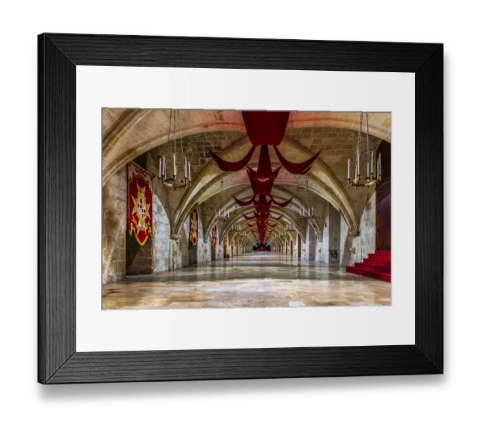 Framed Print : Sacra Infermeria, Hospital of the Knights of the Order from the 16th century