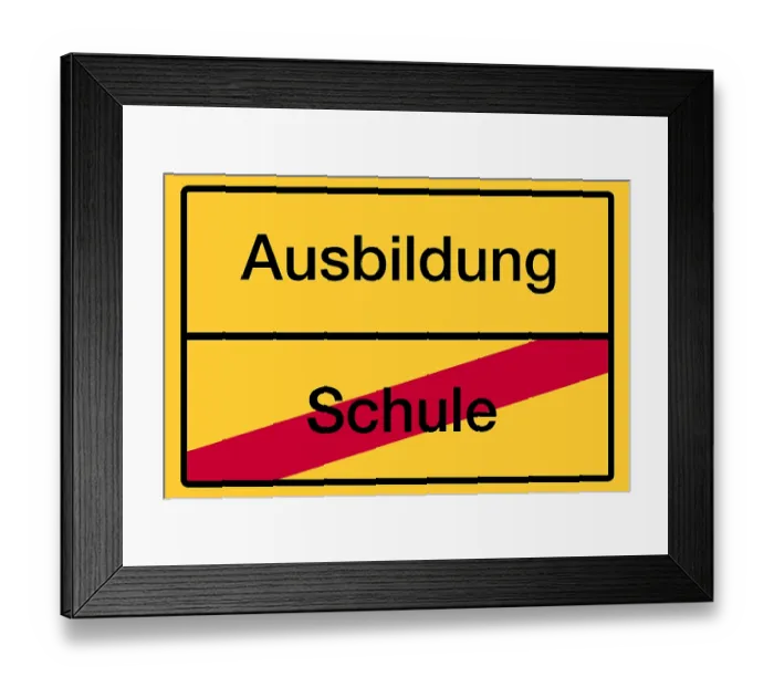 Framed Print : Symbolic place name sign created in Photoshop