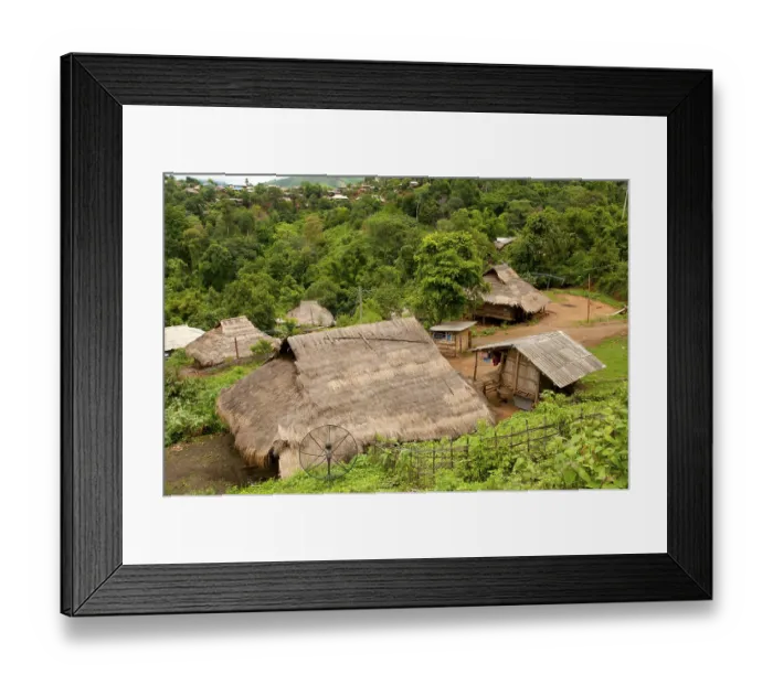 Framed Print : The Akha are a hill tribe of subsistence farmers known for their artistry Framed Print : The Akha are a hill tribe of subsistence farmers known for their artistry