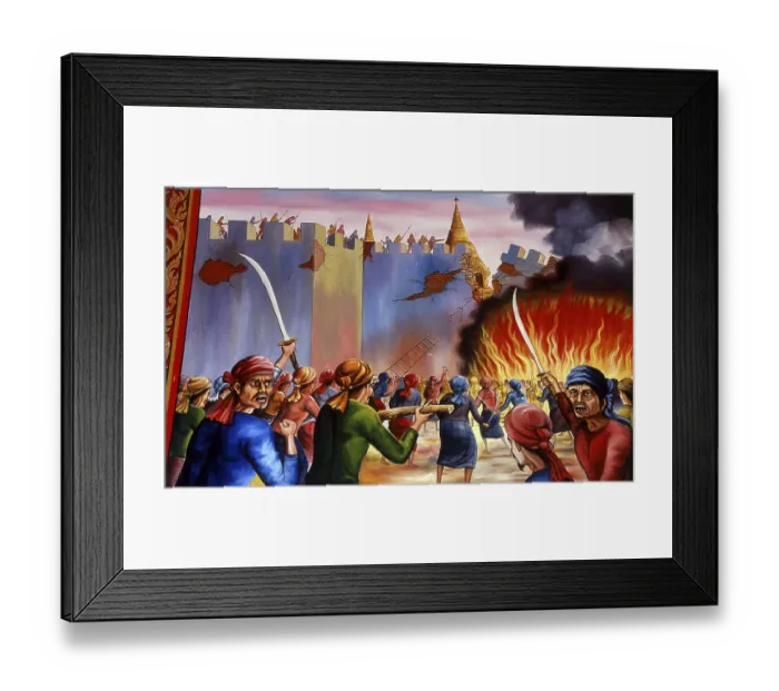 Framed Print : On 13 March, 1785, two sisters